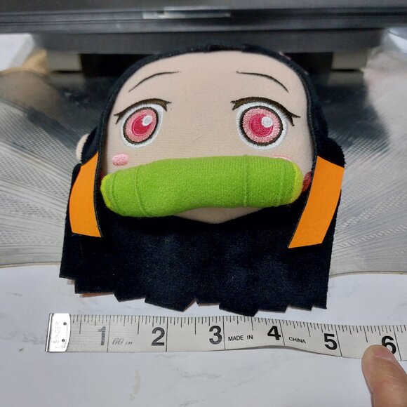 Super Cute Nezuko Kamado Clip On Mini Purse Wallet Keychain Bag Anime Accessory - Picture 4 of 10
